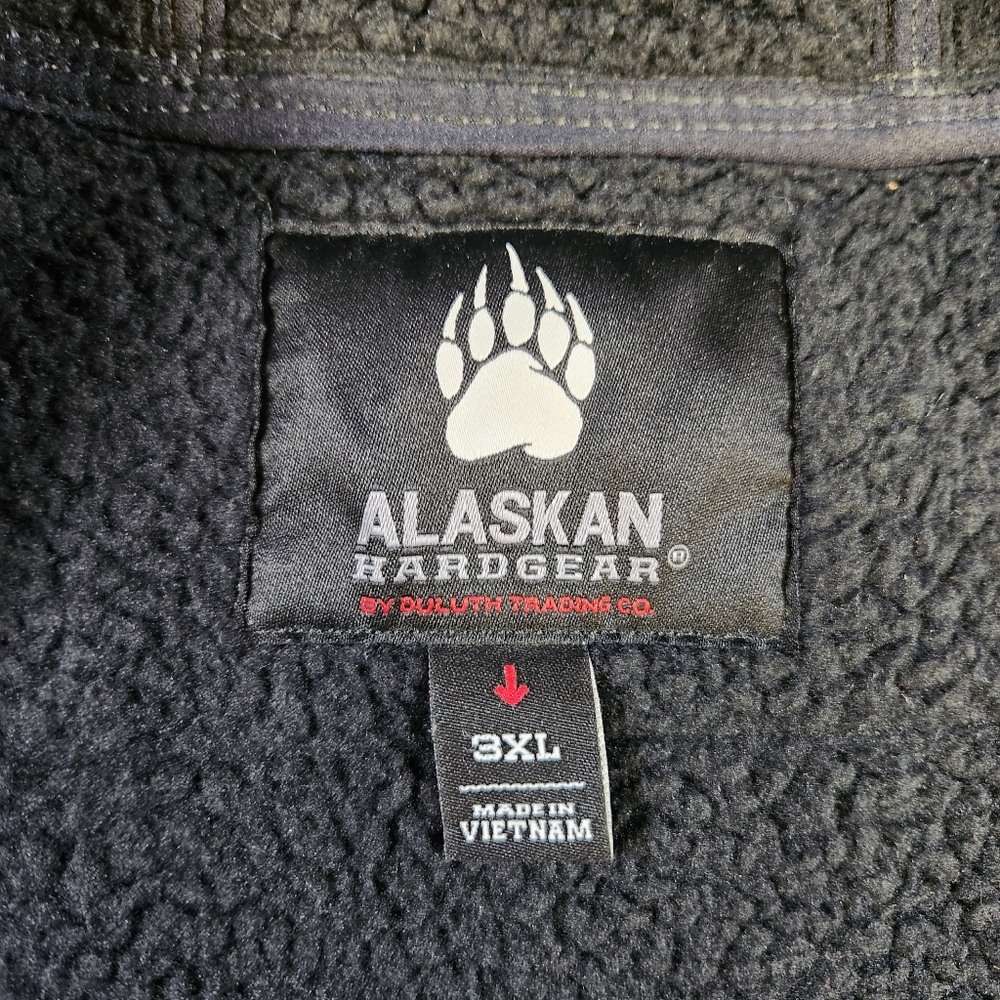 Alaskan Hardgear 3XL AKHG Duluth Trading Prudhoe Bay Hoodie Gray Canvas Coat - Picture 5 of 10